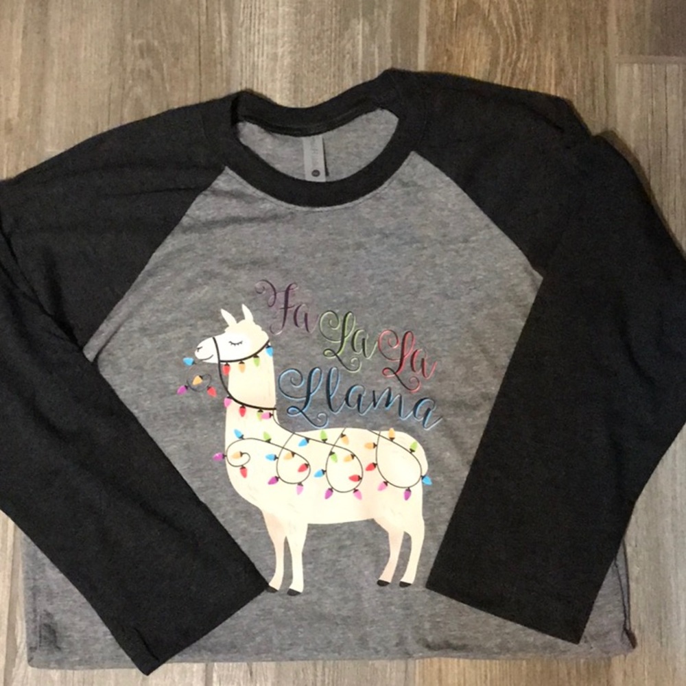 NEW Christmas Llama Shirt